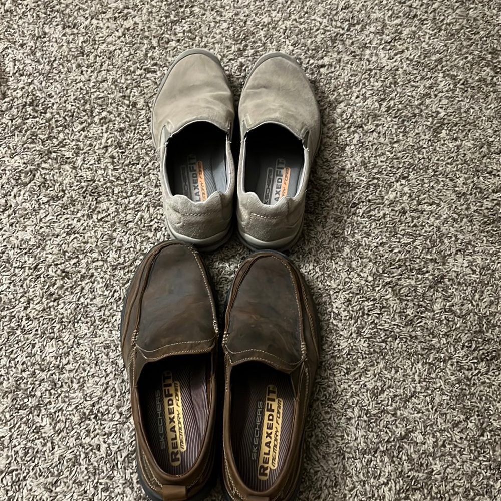 Sketchers men’s slip on shoes, relaxed, size 10